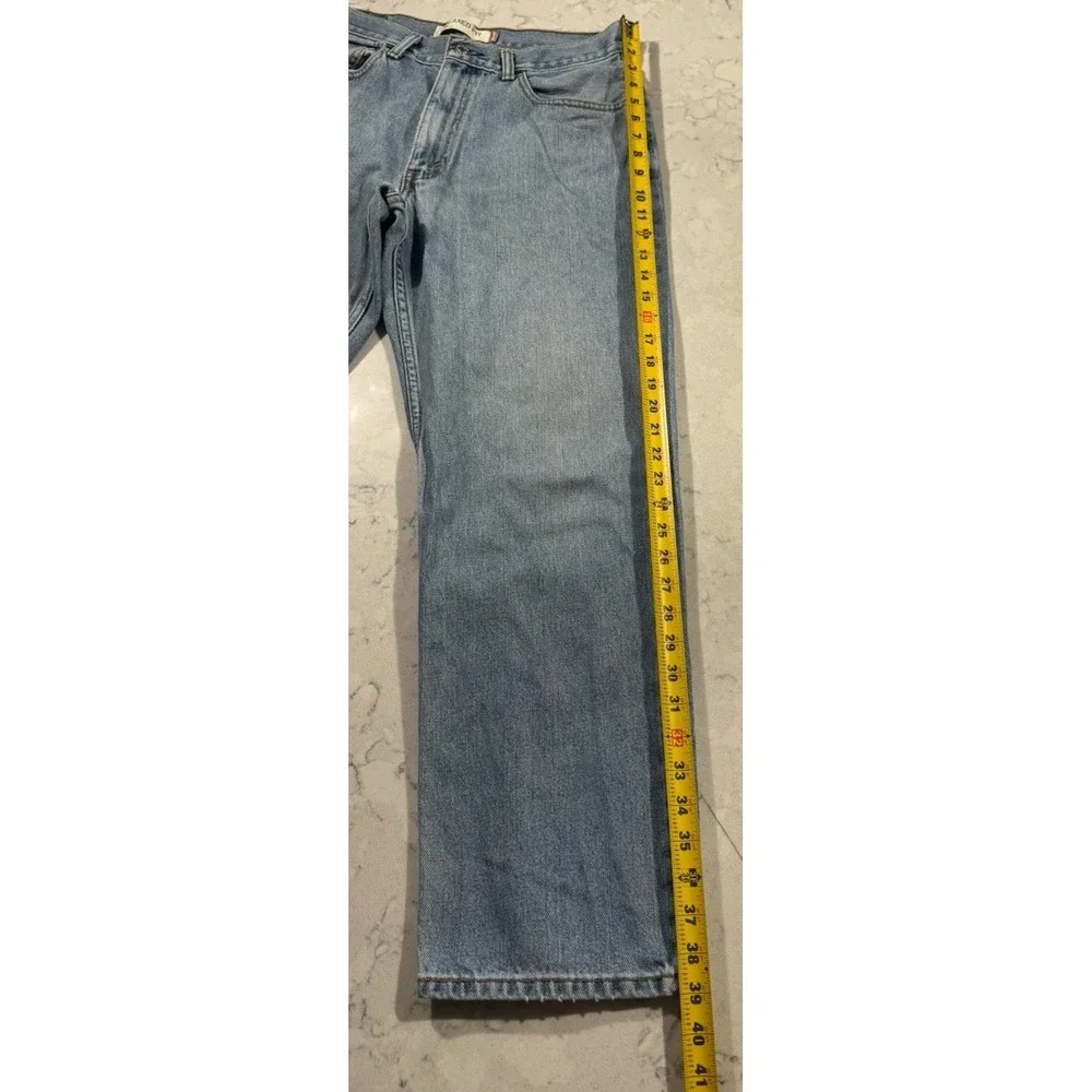 VTG Y2K Levi's 550 Jeans Mens 32x30 Blue Light Wash Relaxed Fit Straight Leg